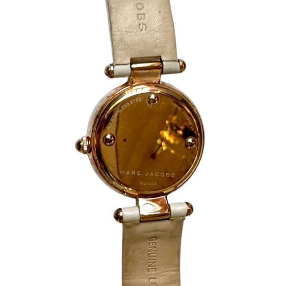 MARC BY MARC JACOBS MBM1464 Analog Rose Gold Tone Dial Blush Pink Round Face and - Picture 6 of 13